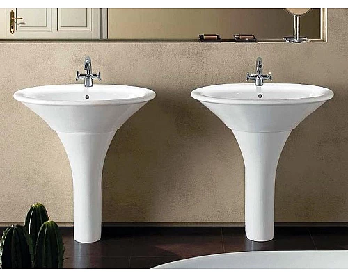 Заказать Раковина Hatria Sculture 77 YR3701 Белая в магазине сантехники Santeh-Crystal.ru