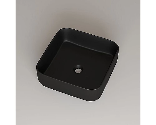 Заказать Раковина-чаша Iddis Bridge 39 BRIBM04i27 Черная матовая в магазине сантехники Santeh-Crystal.ru