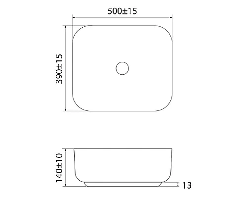 Приобрести Раковина-чаша Iddis Bridge 50 BRIWM05i27 Белая матовая в магазине сантехники Santeh-Crystal.ru