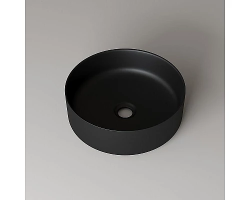 Купить Раковина-чаша Iddis Ray 35.5 RAYBM03i27 Черная матовая в магазине сантехники Santeh-Crystal.ru