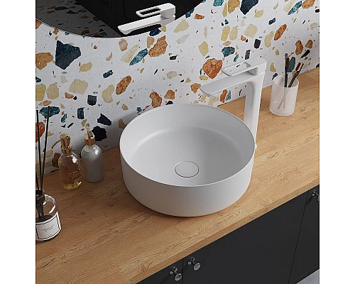 Заказать Раковина-чаша Iddis Ray 35.5 RAYWS03i27 Белая глянцевая в магазине сантехники Santeh-Crystal.ru