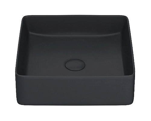 Купить Раковина-чаша Iddis Slide 36 SLIBM01i27 Черная матовая в магазине сантехники Santeh-Crystal.ru