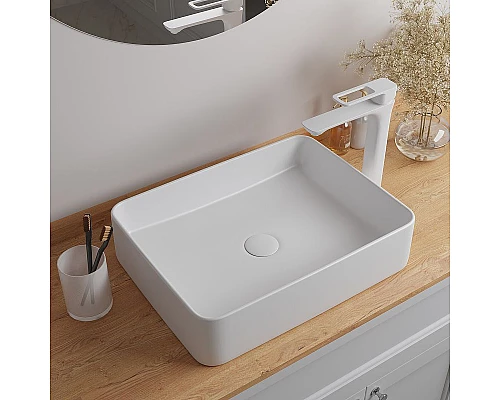 Купить Раковина-чаша Iddis Slide 47 SLIWS02i27 Белая глянцевая в магазине сантехники Santeh-Crystal.ru