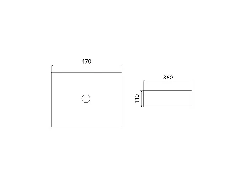 Купить Раковина-чаша Iddis Slide 47 SLIWS02i27 Белая глянцевая в магазине сантехники Santeh-Crystal.ru