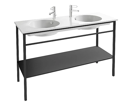 Купить Раковина Jacob Delafon Odeon Rive Gauche 141 EXAS112-Z-00 Белая в магазине сантехники Santeh-Crystal.ru