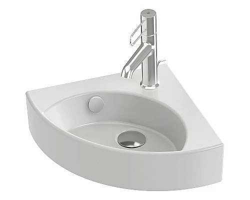Приобрести Раковина Jacob Delafon Odeon Rive Gauche 48 EGP112-00 Белая в магазине сантехники Santeh-Crystal.ru