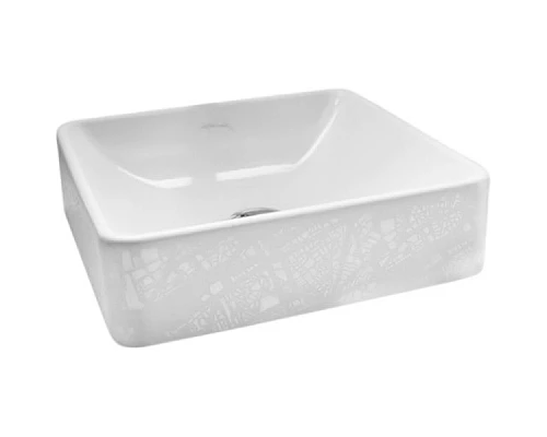 Заказать Раковина-чаша Jacob Delafon Vox Signature 40 EVG102-PT5 карта Парижа в магазине сантехники Santeh-Crystal.ru