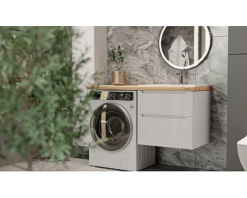 Приобрести Столешница под раковину Jorno Wood 122 Wood.06.122/LW Светлое дерево в магазине сантехники Santeh-Crystal.ru