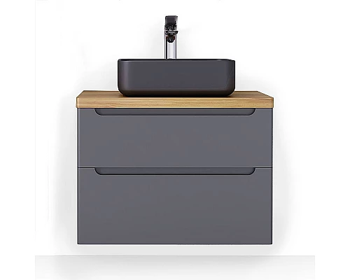 Заказать Столешница под раковину Jorno Wood 80 Wood.06.80/LW Светлое дерево в магазине сантехники Santeh-Crystal.ru