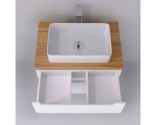 Заказать Столешница под раковину Jorno Wood 80 Wood.06.80/LW Светлое дерево в магазине сантехники Santeh-Crystal.ru