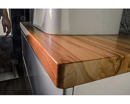 Заказать Столешница под раковину Jorno Wood 80 Wood.06.80/LW Светлое дерево в магазине сантехники Santeh-Crystal.ru