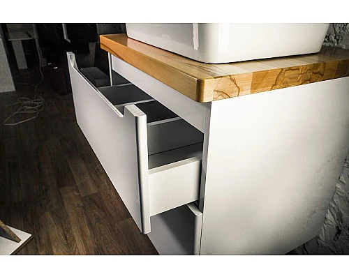 Заказать Столешница под раковину Jorno Wood 80 Wood.06.80/LW Светлое дерево в магазине сантехники Santeh-Crystal.ru