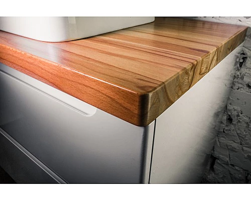 Заказать Столешница под раковину Jorno Wood 80 Wood.06.80/LW Светлое дерево в магазине сантехники Santeh-Crystal.ru