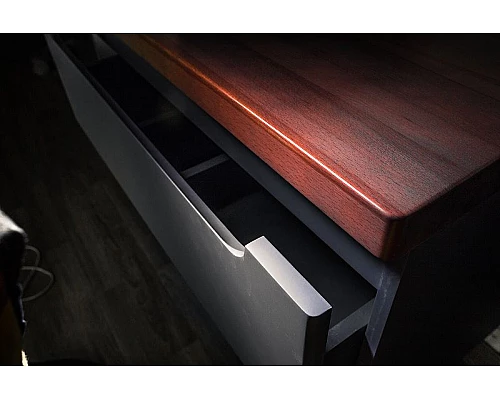 Приобрести Столешница под раковину Jorno Wood 80 Wood.06.80/DW Темное дерево в магазине сантехники Santeh-Crystal.ru