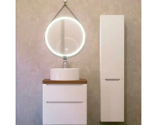 Заказать Столешница под раковину Jorno Wood 60 Brwood.06.60/DW Темное дерево в магазине сантехники Santeh-Crystal.ru