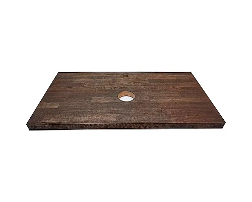 Приобрести Столешница под раковину Jorno Wood 100 Brwood.06.100/DW Темное дерево в магазине сантехники Santeh-Crystal.ru