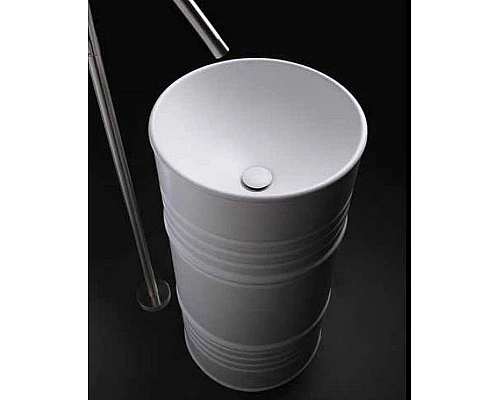 Заказать Раковина Kerasan Artwork Barrel 45 4742K01 Белая в магазине сантехники Santeh-Crystal.ru