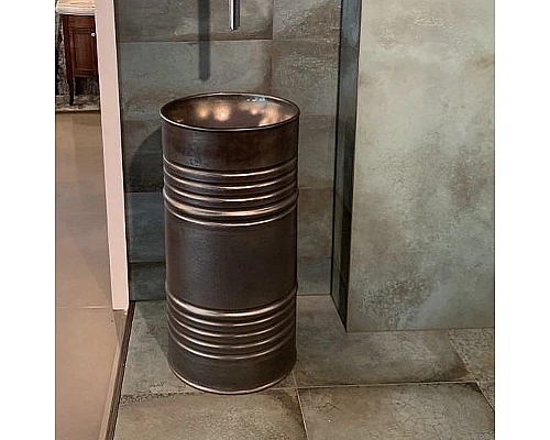 Купить Раковина Kerasan Artwork Barrel 45 4742K83 Ржавчина в магазине сантехники Santeh-Crystal.ru