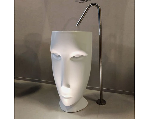 Заказать Раковина Kerasan Artwork Moloco 45 474001 Белая в магазине сантехники Santeh-Crystal.ru