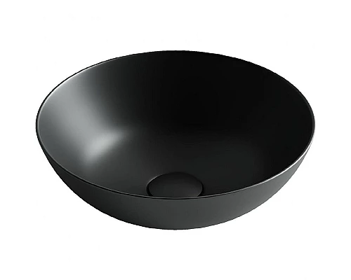 Купить Раковина-чаша Kerasan Ciotola 46 430331 Черная матовая в магазине сантехники Santeh-Crystal.ru