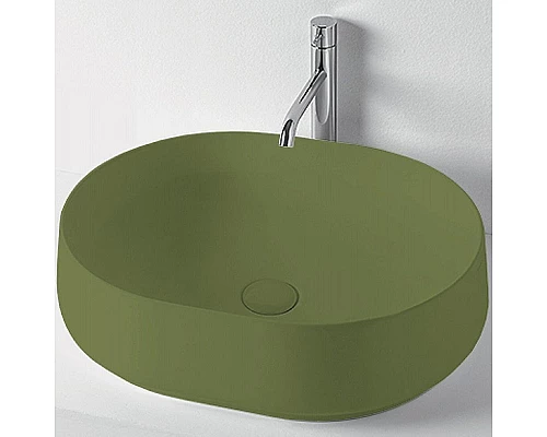 Заказать Раковина-чаша Kerasan F10 56 460511 Зеленая матовая в магазине сантехники Santeh-Crystal.ru