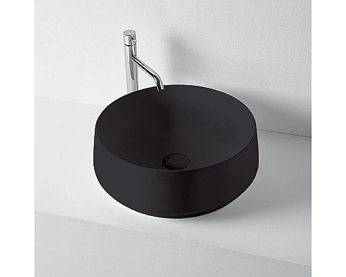 Купить Раковина-чаша Kerasan F10 43 460431 Черная матовая в магазине сантехники Santeh-Crystal.ru