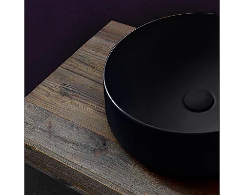 Купить Раковина-чаша Kerasan F10 43 460431 Черная матовая в магазине сантехники Santeh-Crystal.ru