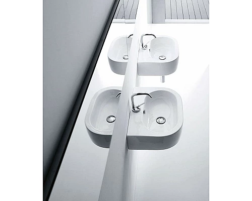 Приобрести Раковина Kerasan Flo 60 314201x1 Белая в магазине сантехники Santeh-Crystal.ru