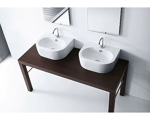 Приобрести Раковина Kerasan Flo 60 314201x1 Белая в магазине сантехники Santeh-Crystal.ru