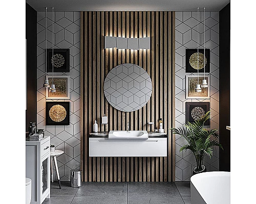 Заказать Раковина Kerasan Inka Project 40 341201x1 Белая в магазине сантехники Santeh-Crystal.ru