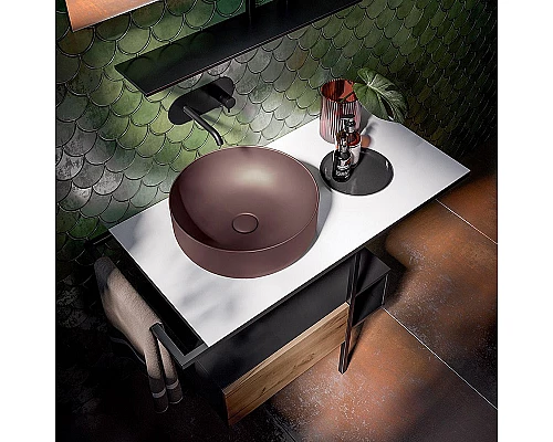 Купить Раковина-чаша Kerasan Nolita 40 534475 Borgogna matt в магазине сантехники Santeh-Crystal.ru