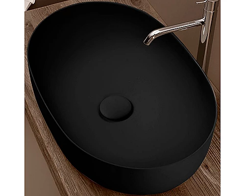 Заказать Раковина-чаша Kerasan Nolita 60 534331 Черная матовая в магазине сантехники Santeh-Crystal.ru
