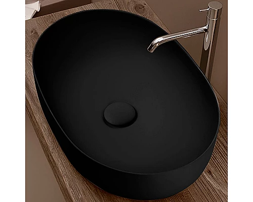 Заказать Раковина-чаша Kerasan Nolita 60 534331 Черная матовая в магазине сантехники Santeh-Crystal.ru