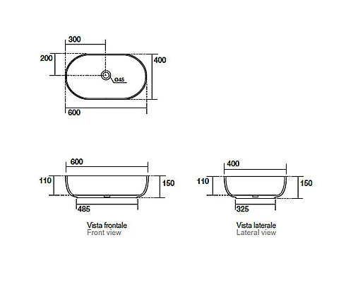 Заказать Раковина-чаша Kerasan Nolita 60 534311 Verde в магазине сантехники Santeh-Crystal.ru