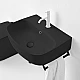 Приобрести Раковина Kerasan Nolita 50 534031x1 Черная матовая в магазине сантехники Santeh-Crystal.ru