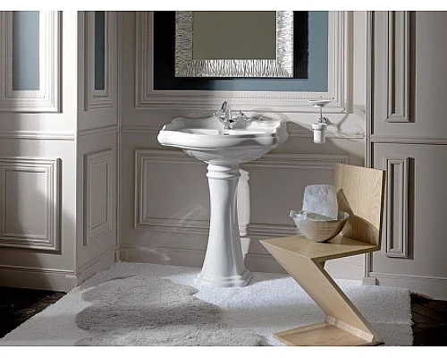 Купить Раковина Kerasan Retro 55 104501x1 Белая в магазине сантехники Santeh-Crystal.ru