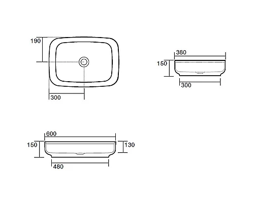 Заказать Раковина-чаша Kerasan Tribeca 60 514130 Белая матовая в магазине сантехники Santeh-Crystal.ru