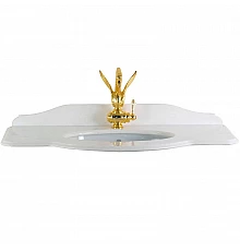 Столешница под раковину Migliore Amelia 100 27775 Bianco Cristallino