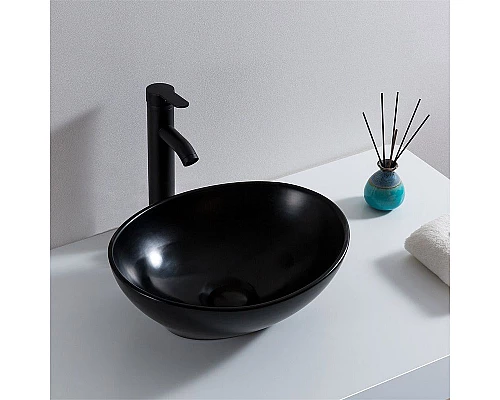 Заказать Раковина-чаша Mira 40 MR-8021B Черная в магазине сантехники Santeh-Crystal.ru