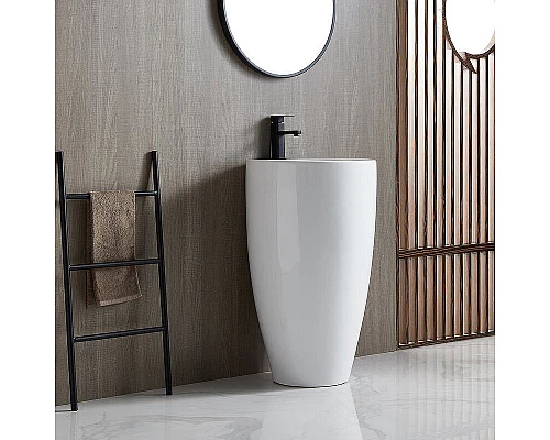 Купить Раковина Mira 49 MR-4949NP Белая в магазине сантехники Santeh-Crystal.ru