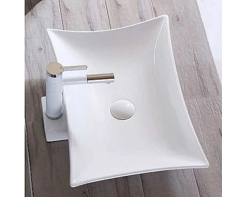 Купить Раковина-чаша Mira 56 MR-5003A Белая в магазине сантехники Santeh-Crystal.ru