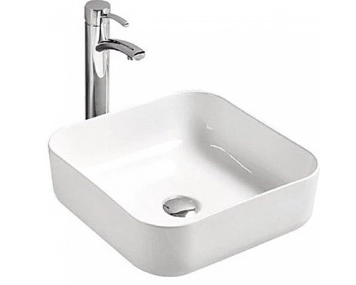Купить Накладная раковина Mira MR-5018 Белая в магазине сантехники Santeh-Crystal.ru