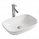 Приобрести Накладная раковина Mira MR-5004 Белая в магазине сантехники Santeh-Crystal.ru
