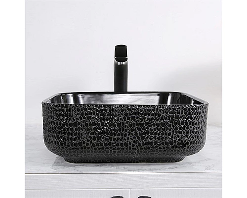 Приобрести Раковина-чаша Mira 39 MR-3939BB Черная в магазине сантехники Santeh-Crystal.ru