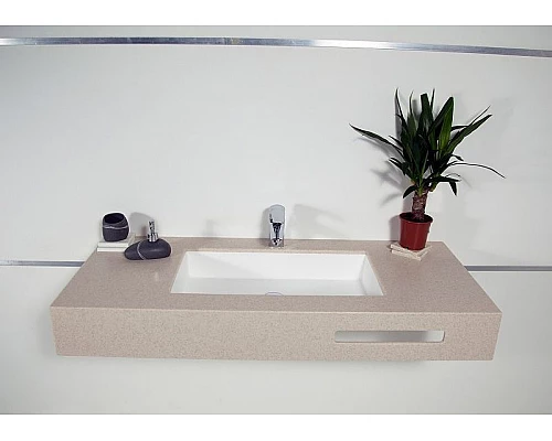 Купить Раковина Montebianco Castello Due 63 12124 Белая матовая в магазине сантехники Santeh-Crystal.ru