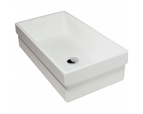 Купить Раковина Montebianco Castello Due 63 12124 Белая матовая в магазине сантехники Santeh-Crystal.ru