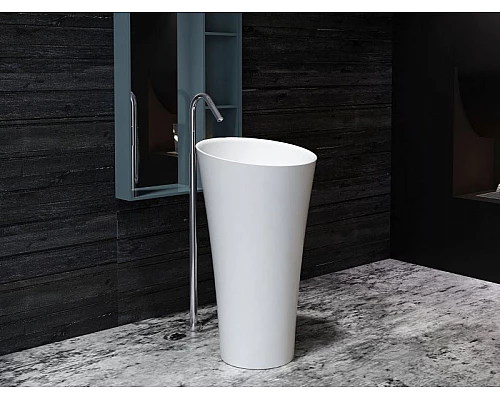 Приобрести Раковина Montebianco Pisa Cono 11237 Белая в магазине сантехники Santeh-Crystal.ru