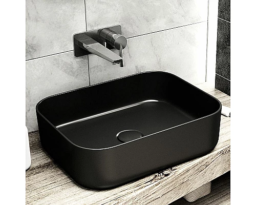 Приобрести Раковина-чаша Point Меркурий 50 PN43832BM Черная матовая в магазине сантехники Santeh-Crystal.ru