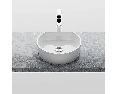 Купить Раковина-чаша Ravak Moon 1С 40 XJN01300001 Белая в магазине сантехники Santeh-Crystal.ru
