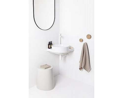 Приобрести Раковина Ravak Yard 45 C XJX01245000 угловая Белая в магазине сантехники Santeh-Crystal.ru